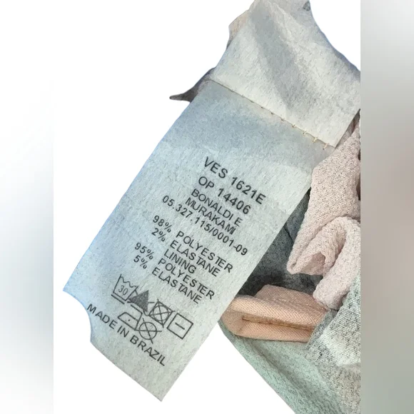 NWT PatBO Peach Floral Midi Ruffle Dress (0) - Picture 7 of 9